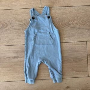 Little Sleepies Light Blue Overalls, Size 3-6M